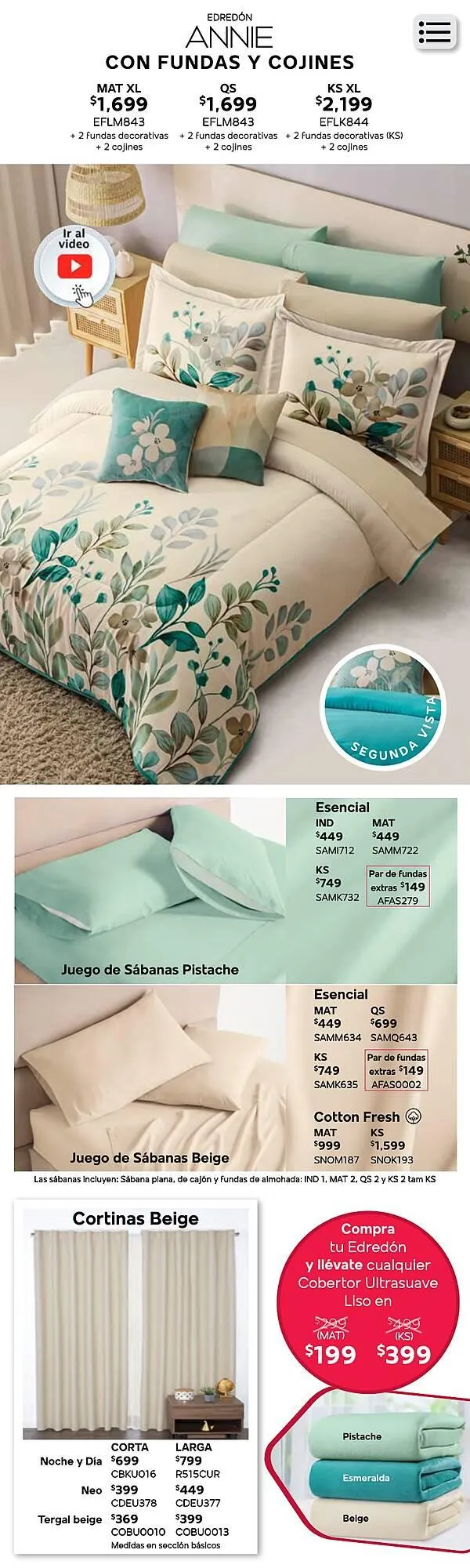 Catálogo de Catálogo Colchas Concord 26 de agosto al 31 de diciembre 2024 - Pagina 12