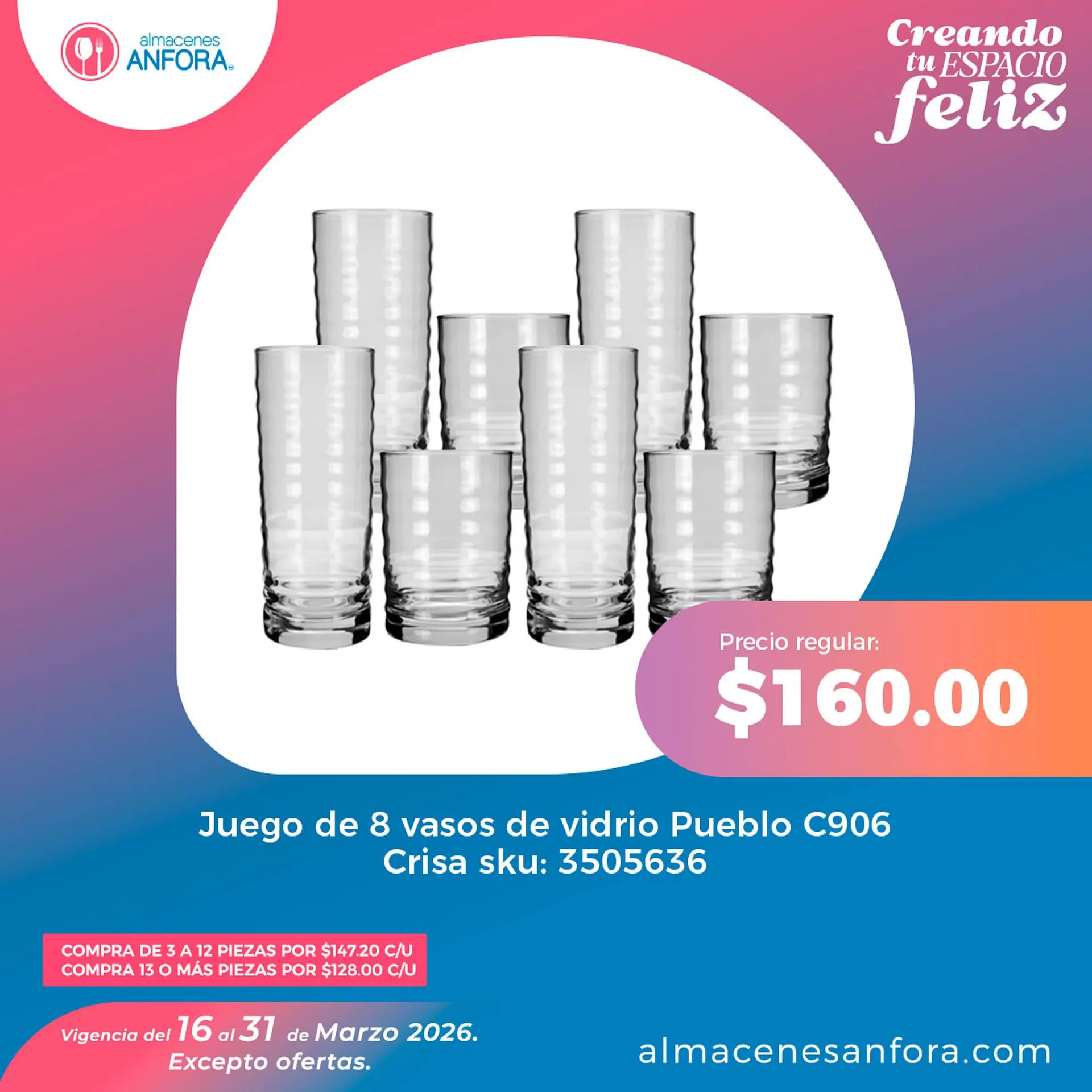 Catálogo de Catálogo Almacenes Anfora 16 de marzo al 31 de marzo 2026 - Pagina 1