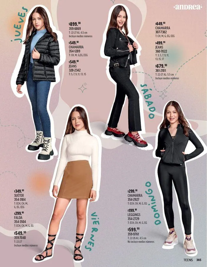 Catálogo de ANDREA - ANDREA TEENS 26 de agosto al 25 de enero 2025 - Pagina 13