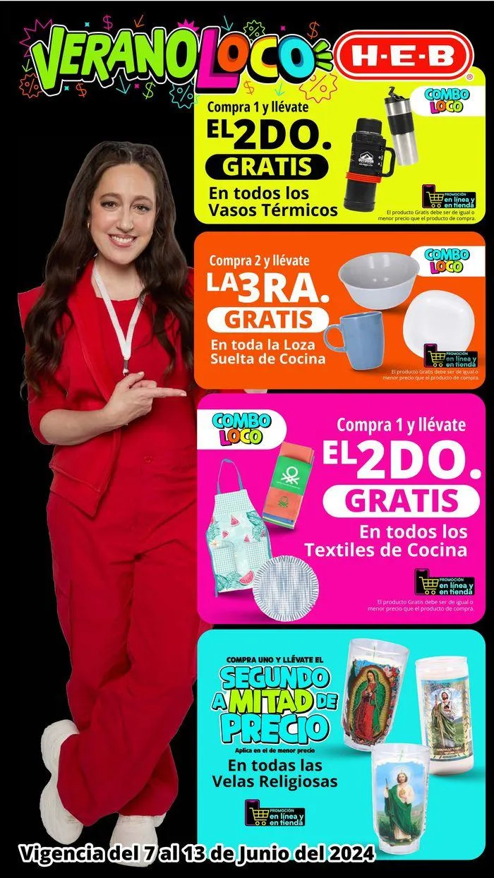 Catálogo de Ofertas HEB - Verano Loco 10 de junio al 13 de junio 2024 - Pagina 9