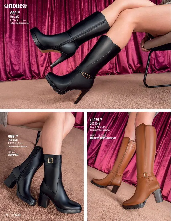 Catálogo de ANDREA - CALZADO DAMA 26 de agosto al 25 de enero 2025 - Pagina 114