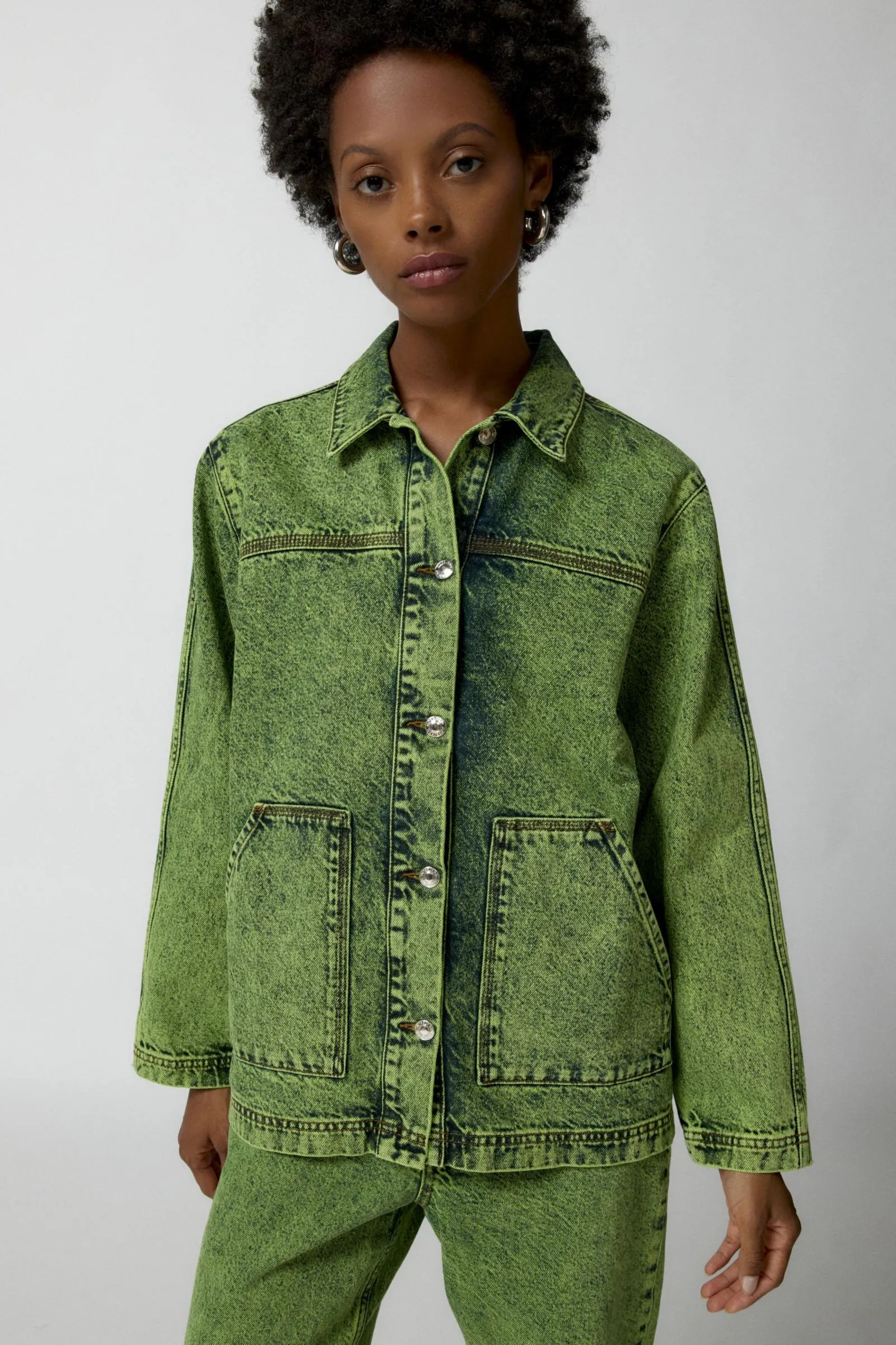 Hosbjerg Leah Acid Wash Denim Jacket