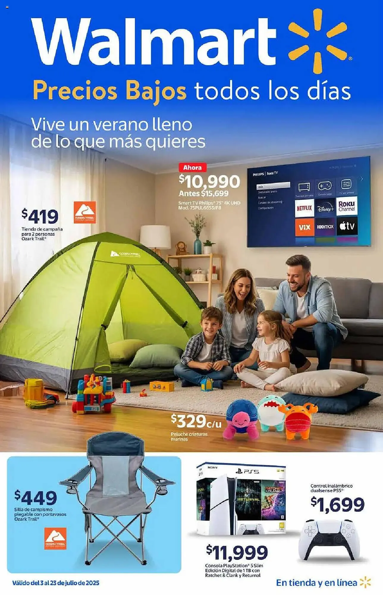 Catálogo de Catálogo Walmart 3 de julio al 24 de julio 2025 - Pagina 1