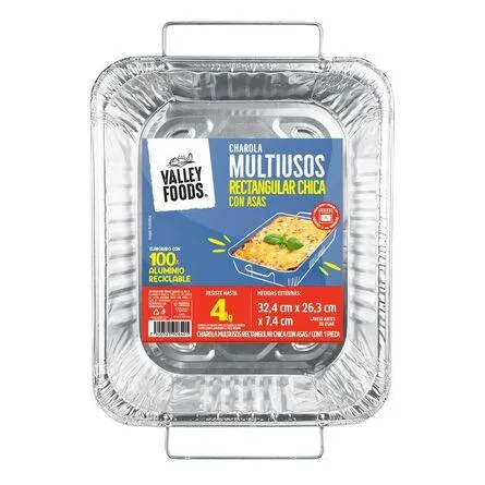 Charola Multiusos Rectangular Chica Valley Foods