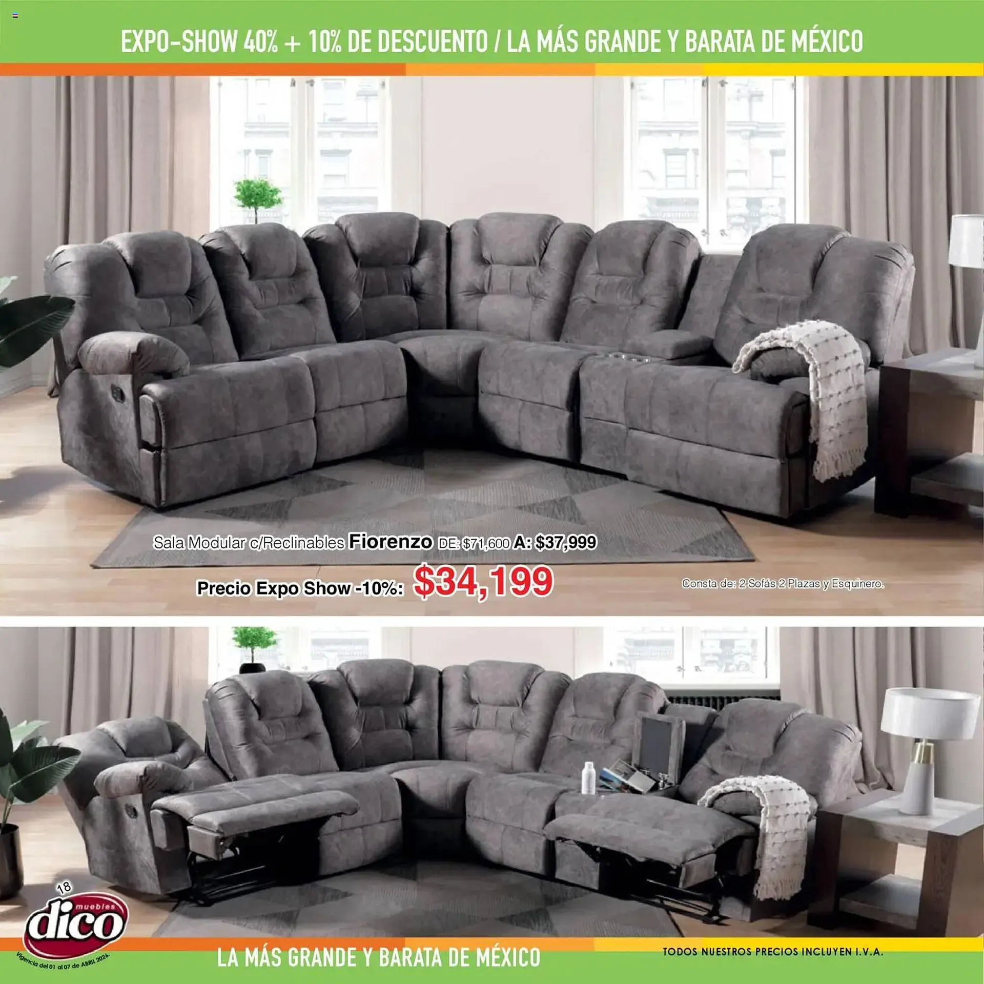 Catálogo de Catálogo Muebles Dico 1 de abril al 7 de abril 2026 - Pagina 18
