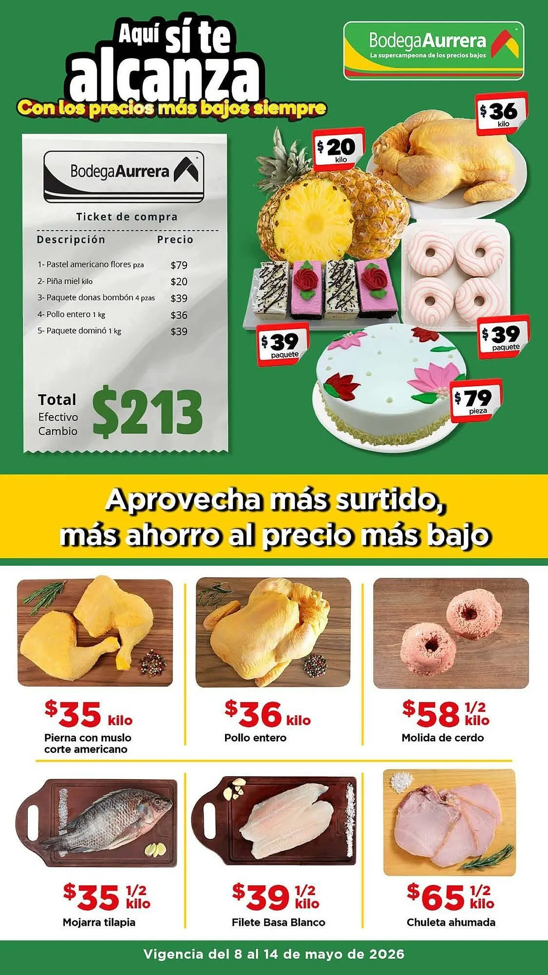Catálogo de Folleto Bodega Aurrerá 8 de mayo al 14 de mayo 2026 - Pagina 1