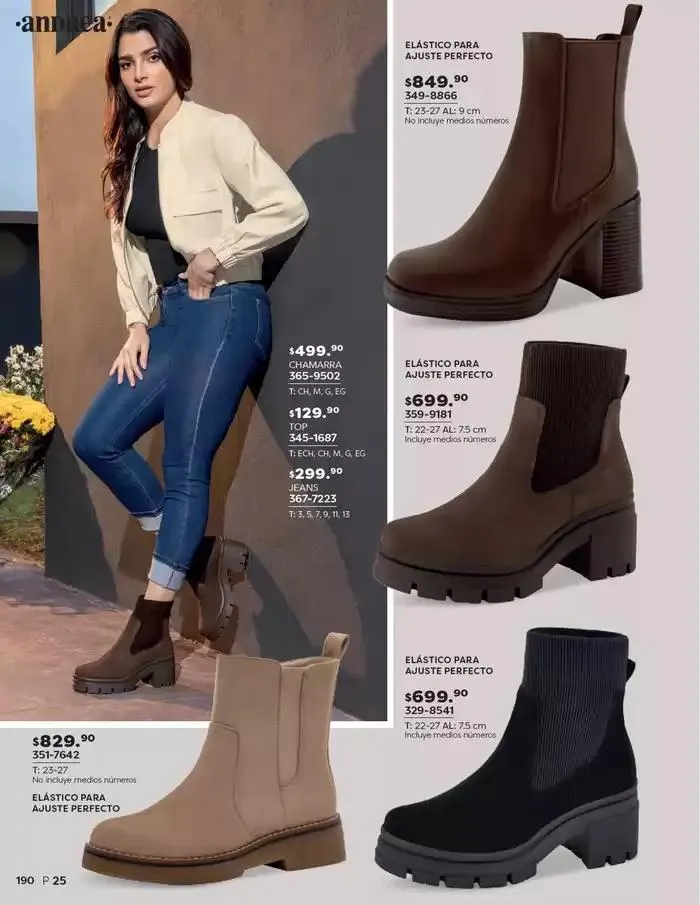 Catálogo de ANDREA | CALZADO DAMA 26 de enero al 24 de mayo 2025 - Pagina 190