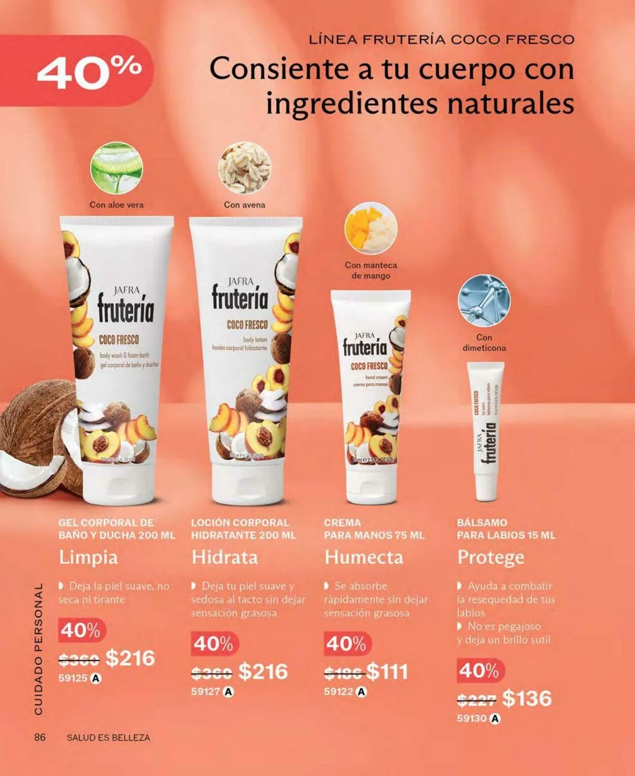 Catálogo de Jafra Oferta actual 26 de marzo al 9 de abril 2025 - Pagina 86