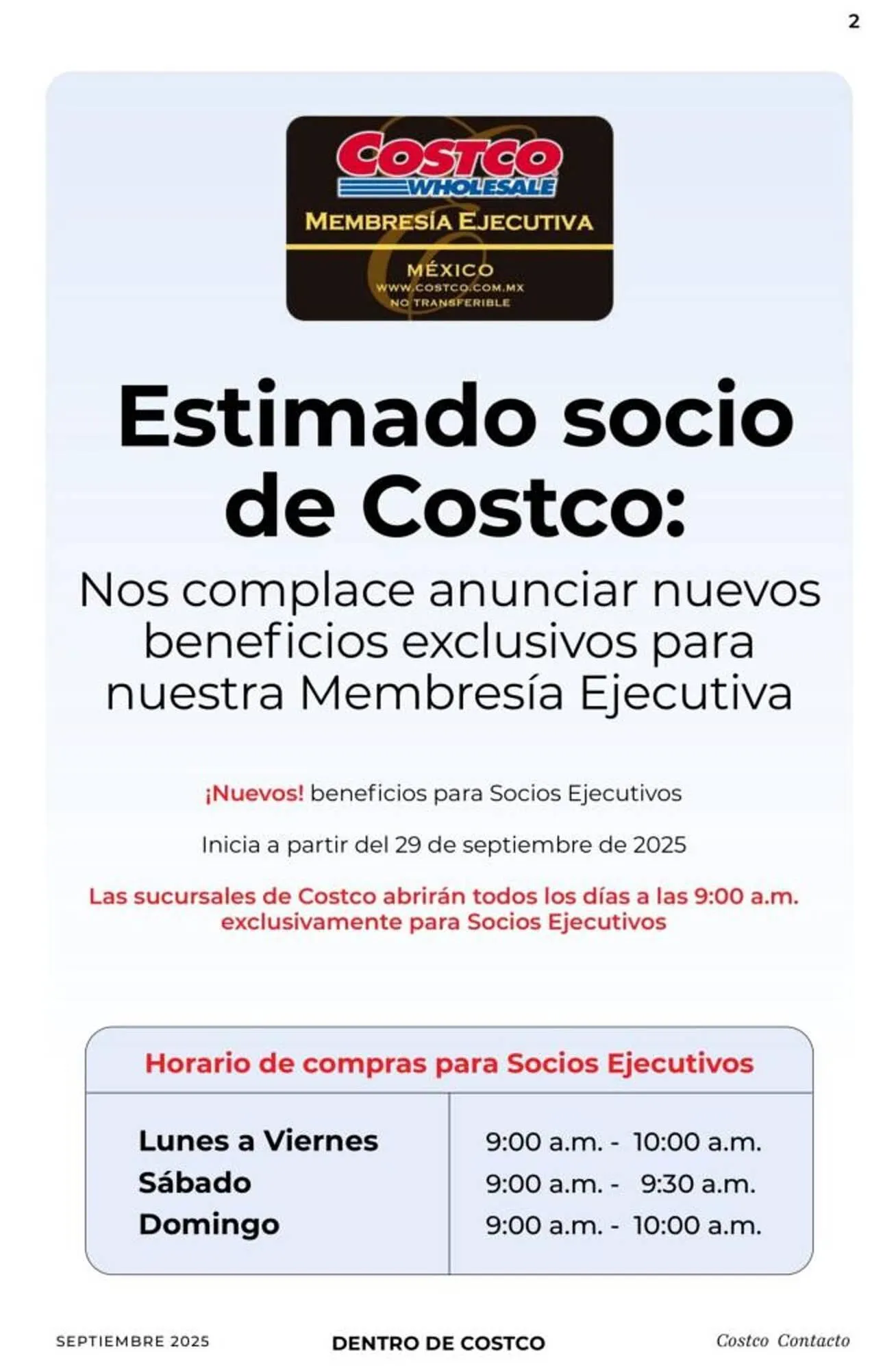 Catálogo de Catálogo Costco 10 de septiembre al 30 de septiembre 2025 - Pagina 2