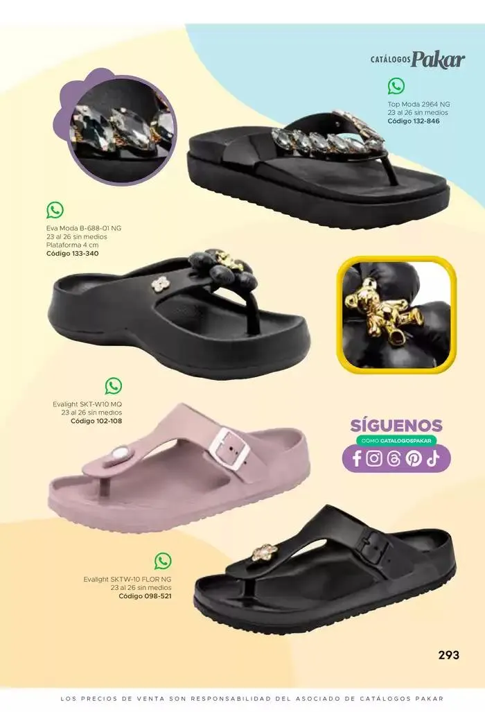 Catálogo de Pakar Sandalia 31 de enero al 31 de mayo 2025 - Pagina 293