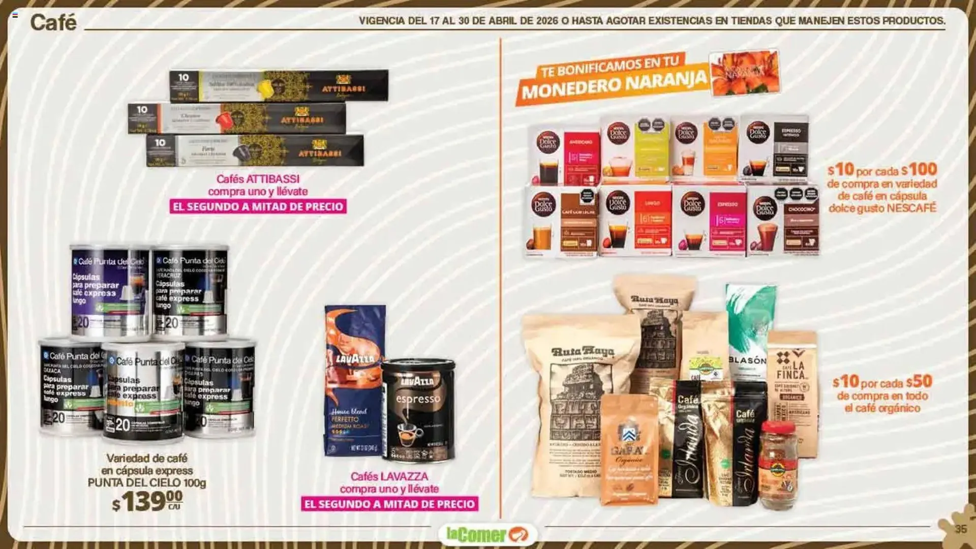 Catálogo de Folleto La Comer 17 de abril al 30 de abril 2026 - Pagina 35