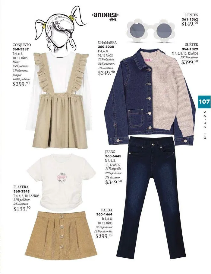 Catálogo de ANDREA - INFANTIL 26 de agosto al 25 de enero 2025 - Pagina 8
