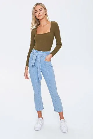 JEANS ACAMPANADO Y JARETA