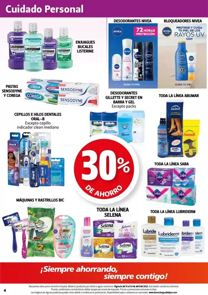 Catálogo de Boletín Farmacias Guadalajara 15 de abril al 1 de mayo 2025 - Pagina 4