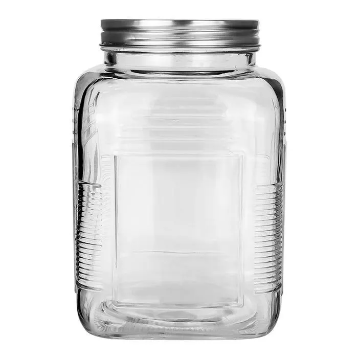 Contenedor de vidrio con tapa de aluminio 2 L ATA318 Home Sweet Home