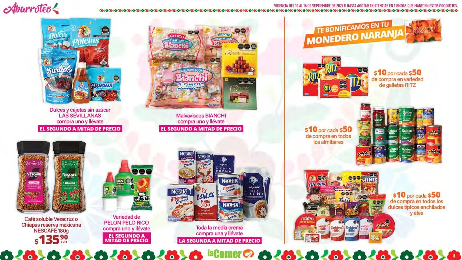 Catálogo de Folleto La Comer 10 de septiembre al 16 de septiembre 2025 - Pagina 8