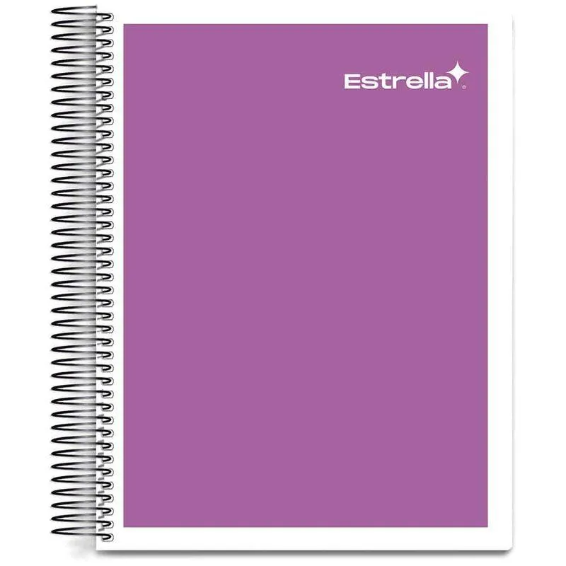 Cuaderno Espiral de 200 Hojas Profesional Cuadro Chico Colors Estrella 0758