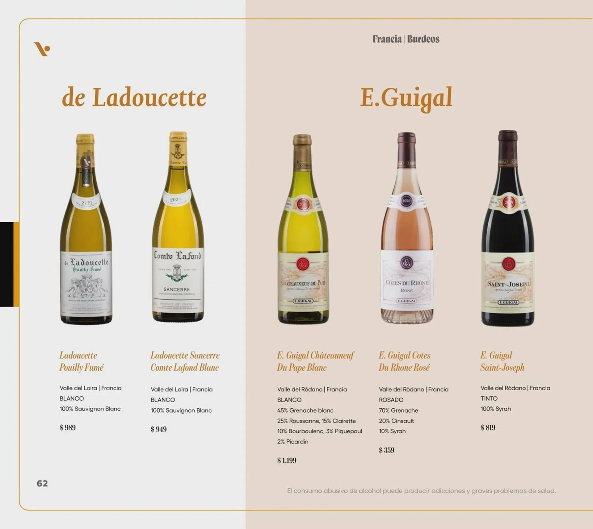 Catálogo de Catálogo Vinoteca 5 de noviembre al 31 de diciembre 2025 - Pagina 62