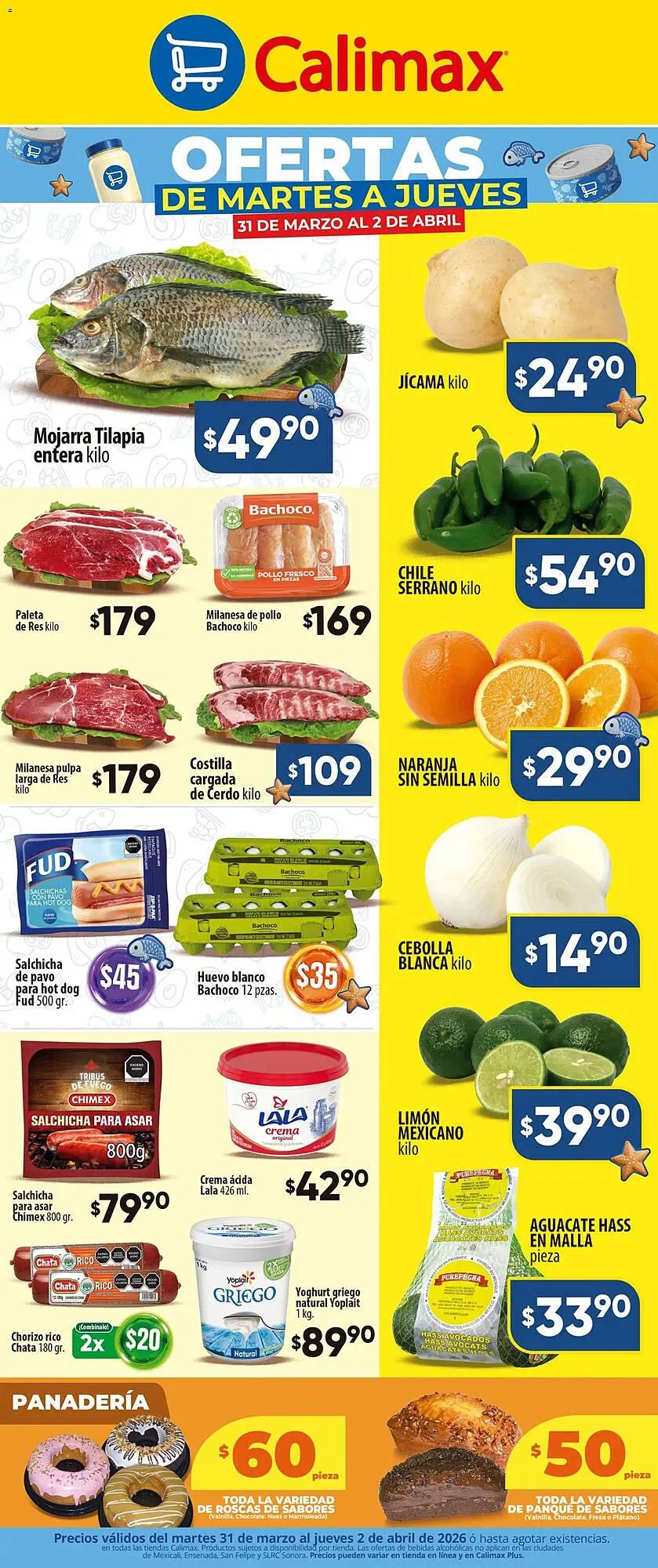 Catálogo de Folleto Calimax 31 de marzo al 2 de abril 2026 - Pagina 2