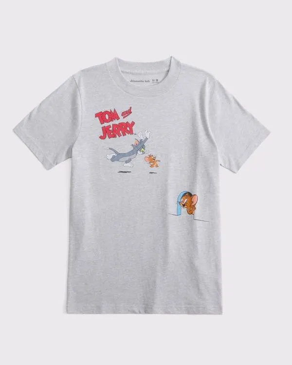 tom and jerry graphic tee