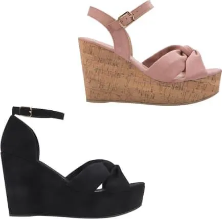 kit sandalia plataforma nudo