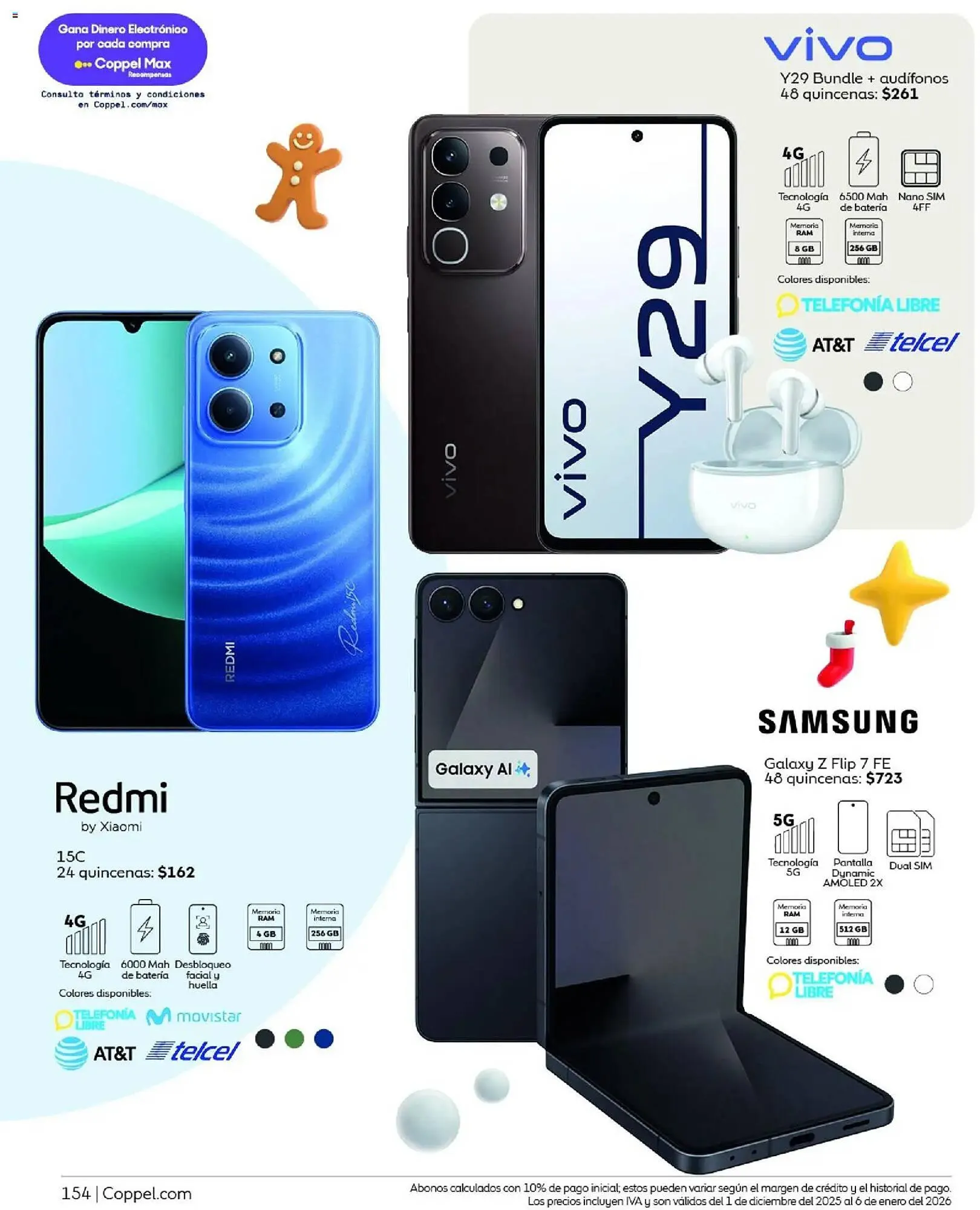 Catálogo de Catálogo Coppel 1 de diciembre al 15 de enero 2026 - Pagina 154