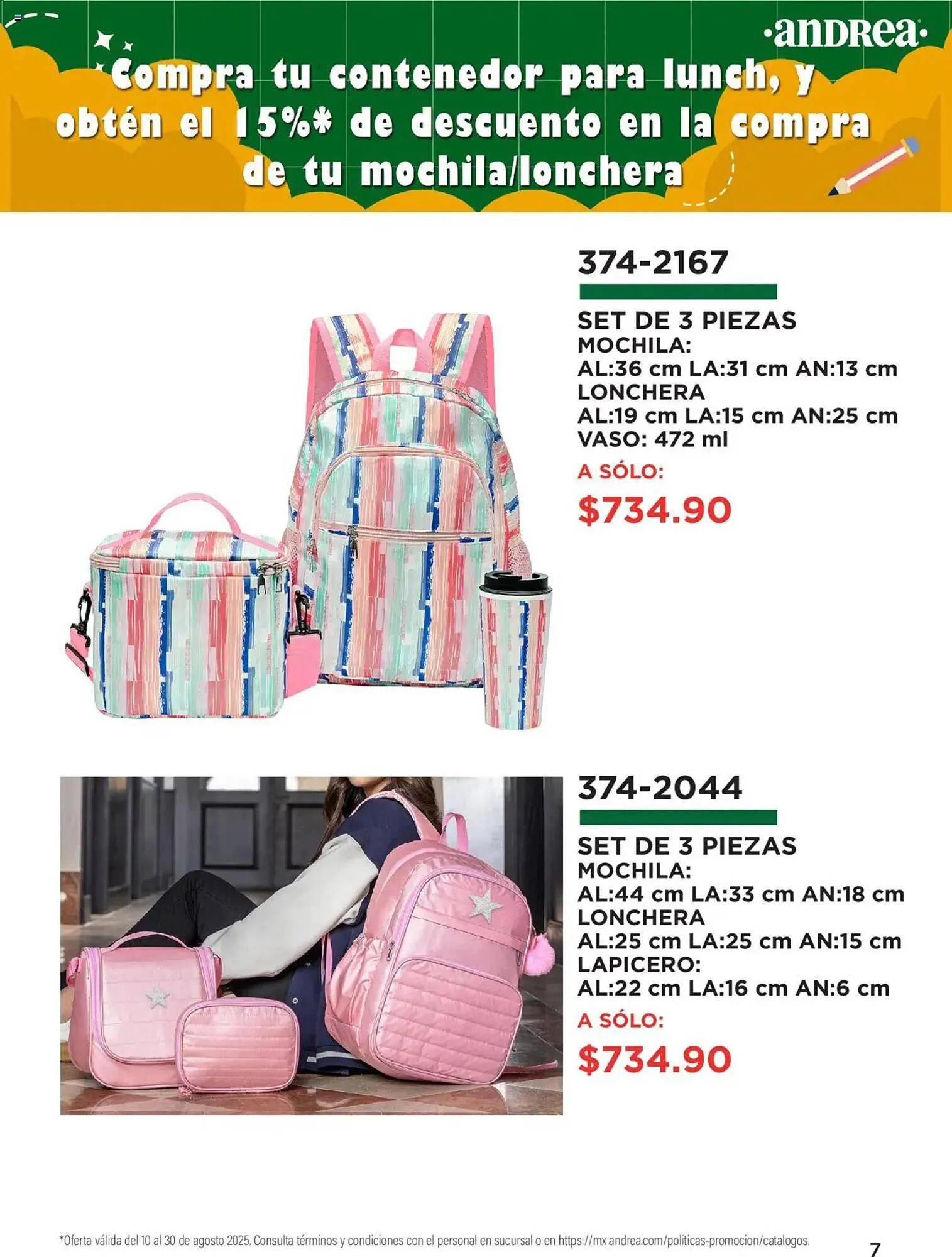 Catálogo de Catálogo Andrea 10 de agosto al 31 de agosto 2025 - Pagina 7