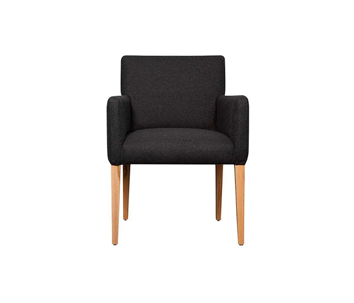 Sillón Valladolid nogal - Gris oscuro