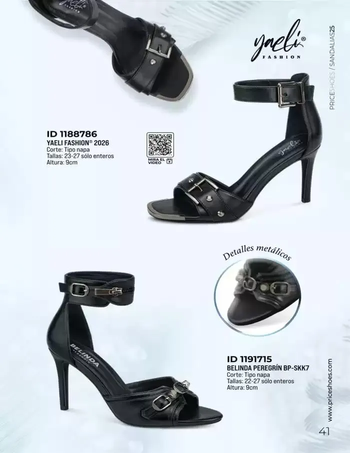 Catálogo de SANDALIAS | FIESTA Y VESTIR | 2025 | 1E 11 de marzo al 31 de agosto 2025 - Pagina 41