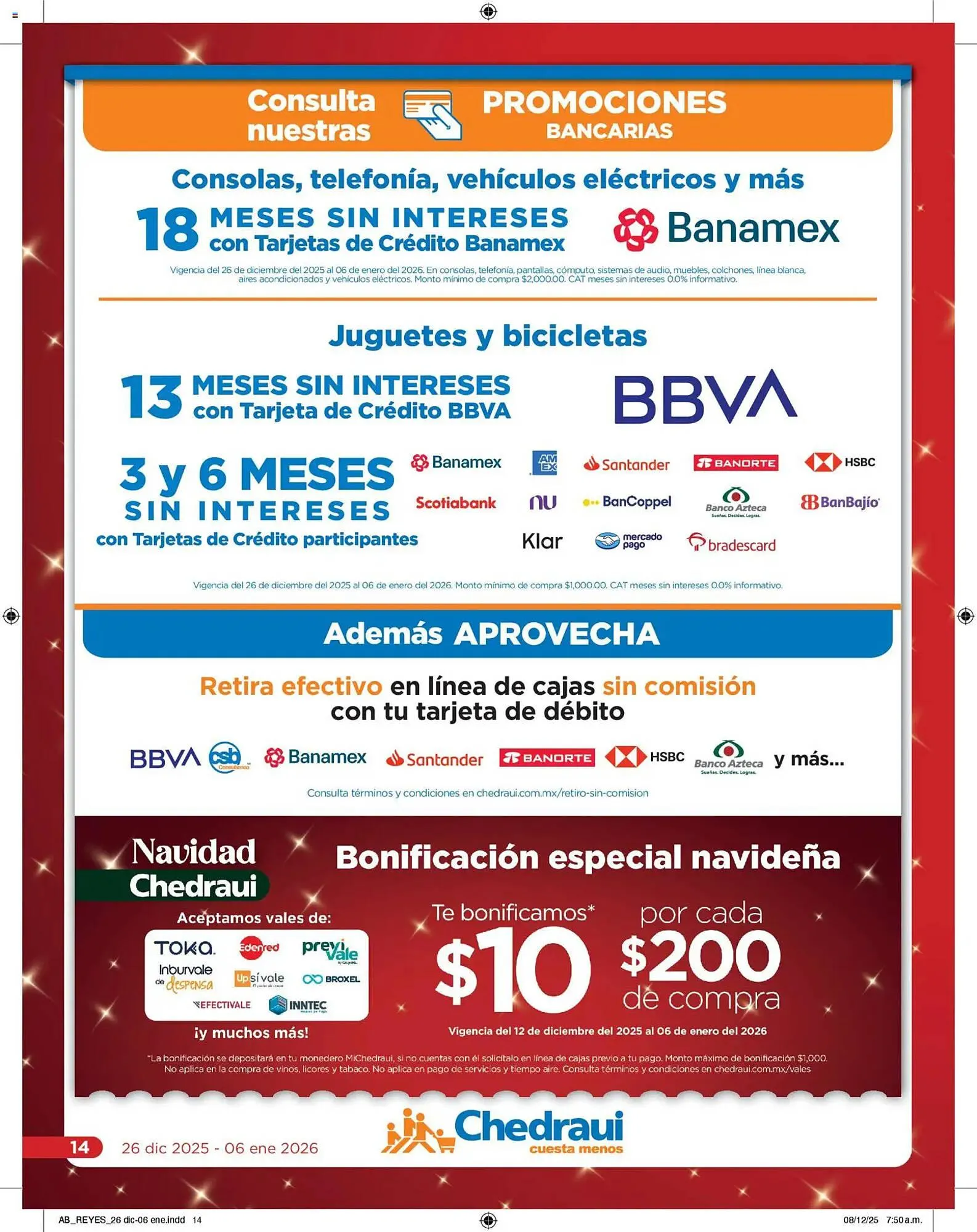 Catálogo de Folleto Chedraui 27 de diciembre al 6 de enero 2026 - Pagina 14