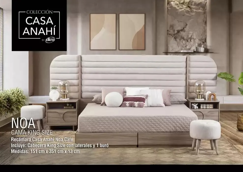 Catálogo de Muebles Dico Camas Tapizadas Centro 2025 14 de marzo al 31 de diciembre 2025 - Pagina 33