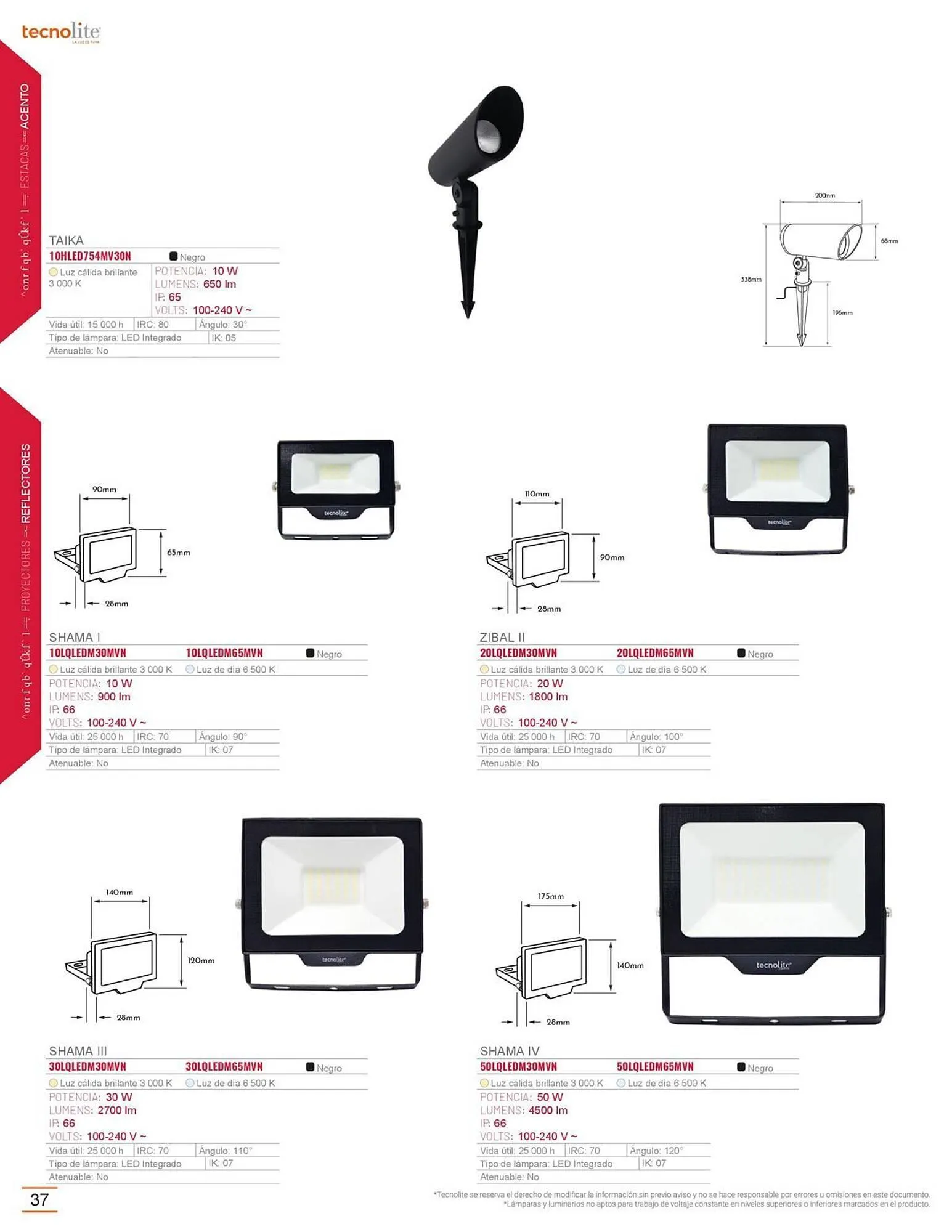 Catálogo de Catálogo Tecnolite 18 de julio al 31 de diciembre 2025 - Pagina 38