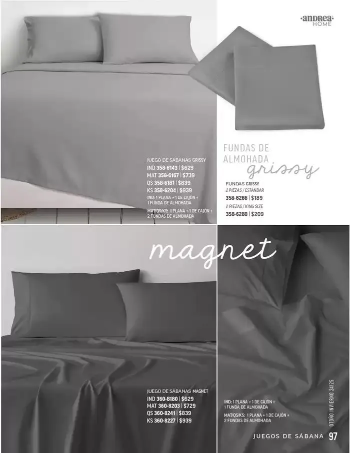 Catálogo de ANDREA - ANDREA HOME 26 de agosto al 25 de enero 2025 - Pagina 132