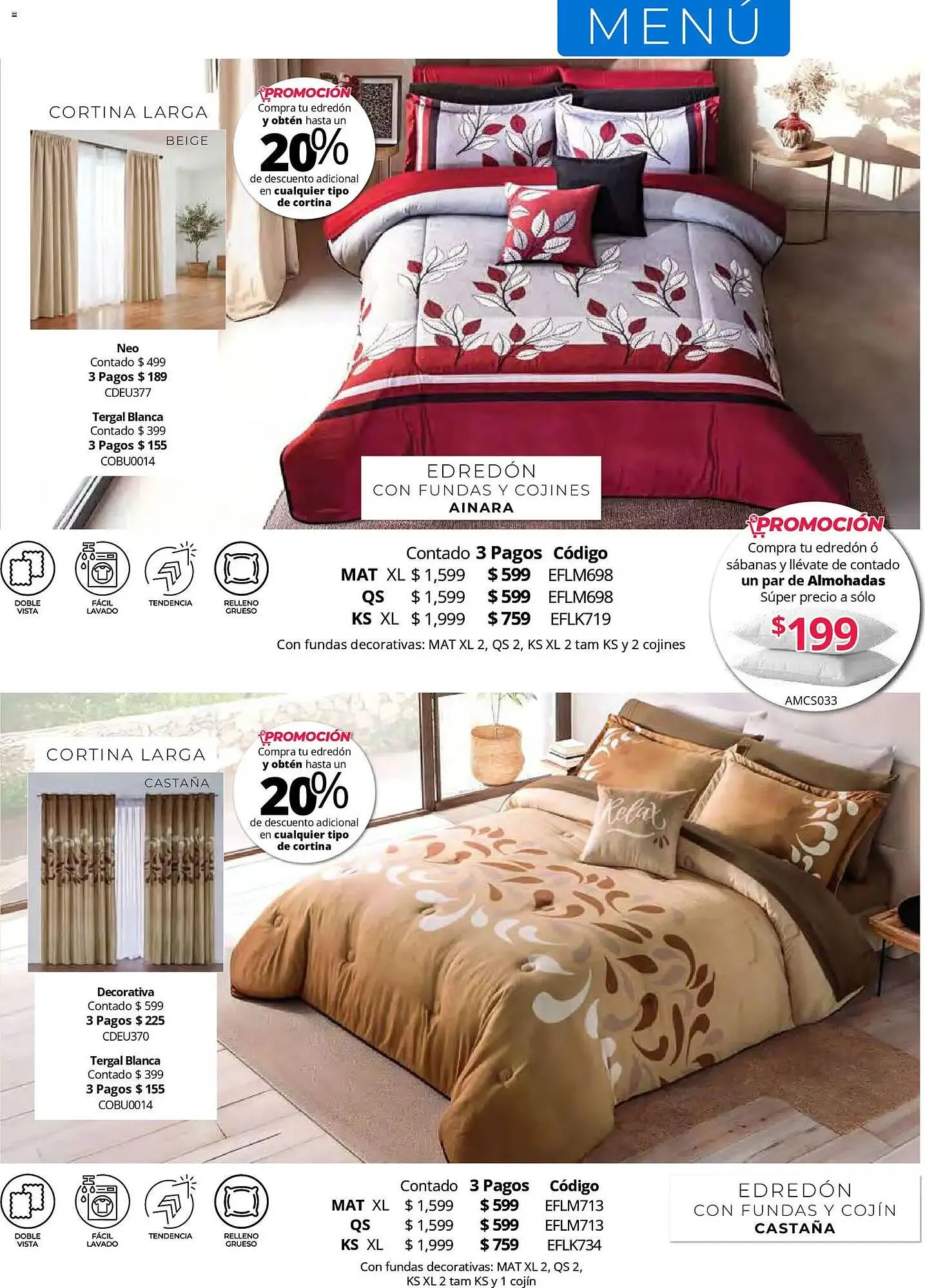 Catálogo de Catálogo Colchas Concord 1 de mayo al 1 de agosto 2026 - Pagina 45