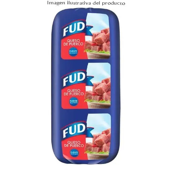 Queso de puerco rebanado FUD 250g aprox.