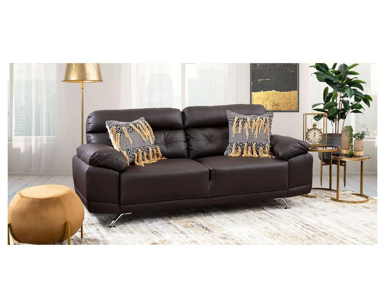 Sofá 3 Plazas San Marino Café