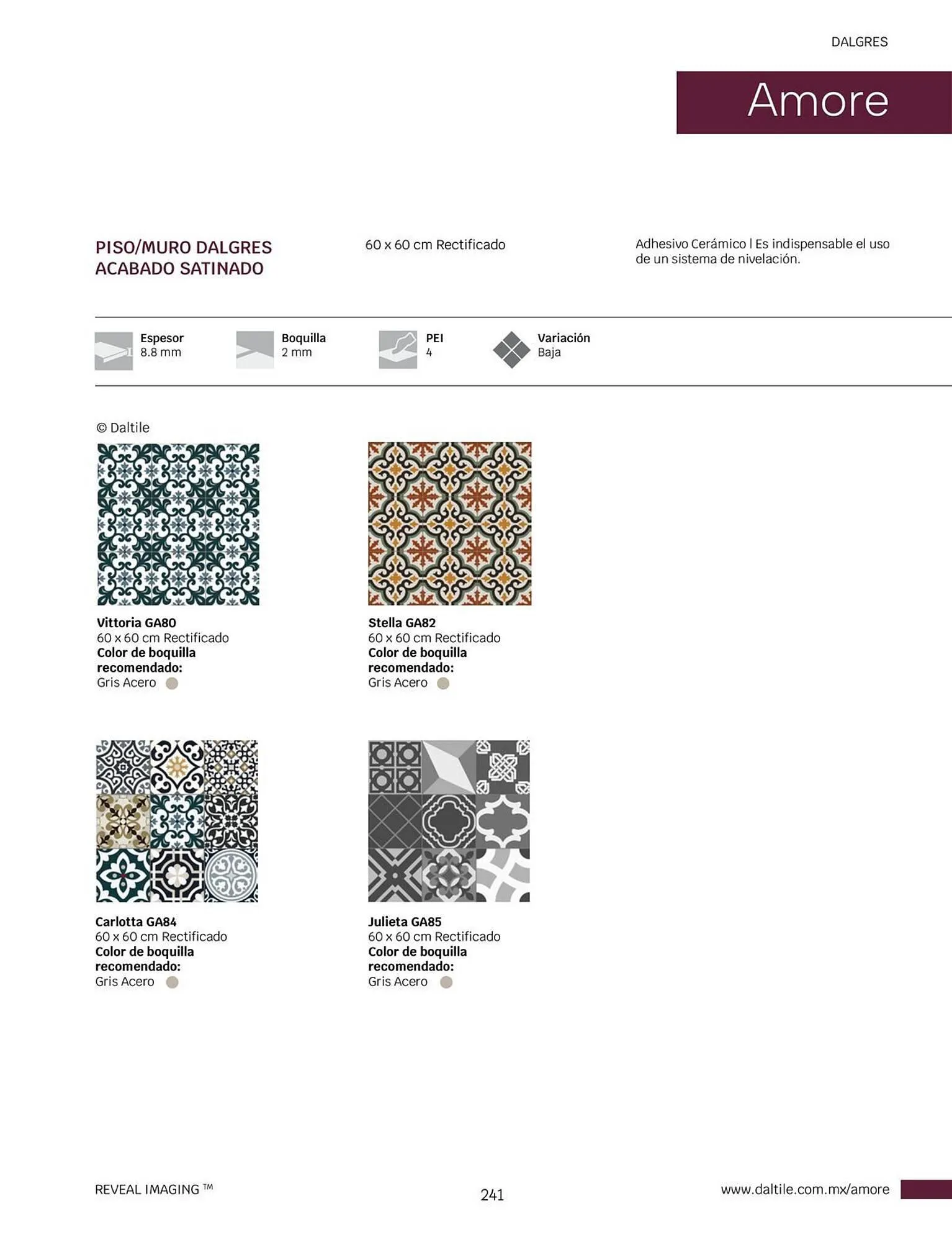 Catálogo de Catálogo Daltile 1 de enero al 31 de diciembre 2024 - Pagina 241