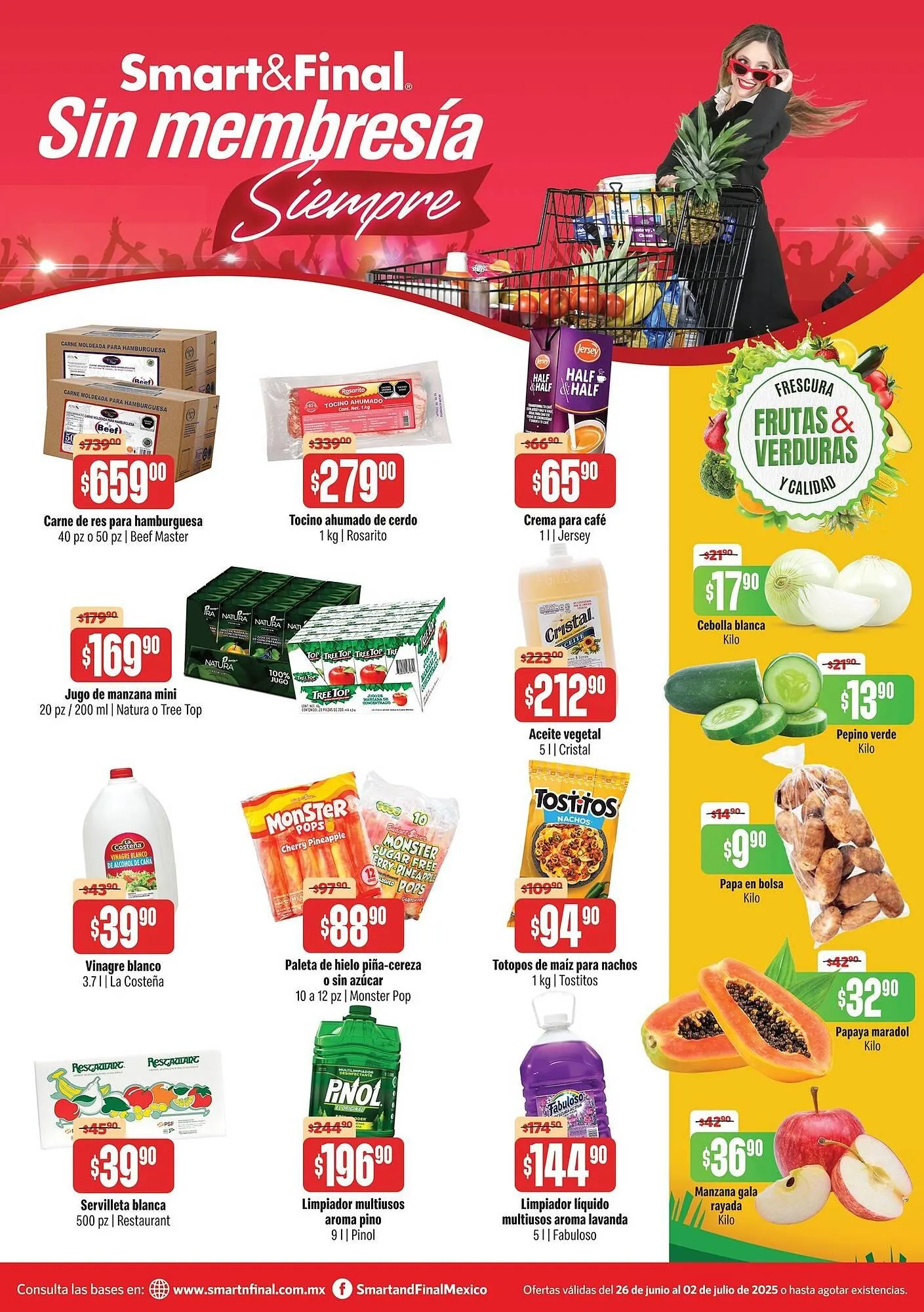 Catálogo de Catálogo Smart & Final 26 de junio al 2 de julio 2025 - Pagina 1