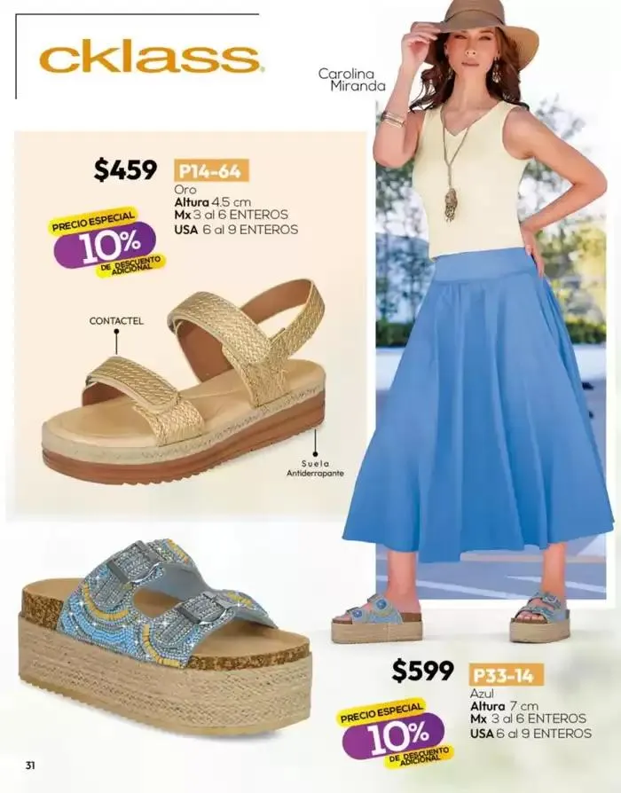 Catálogo de Catálogo Cklass Calzado Novedades de Verano 2025 México 28 de marzo al 27 de abril 2025 - Pagina 32