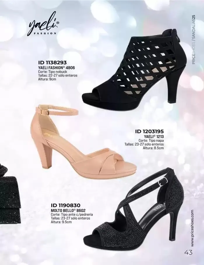 Catálogo de SANDALIAS | FIESTA Y VESTIR | 2025 | 1E 11 de marzo al 31 de agosto 2025 - Pagina 43