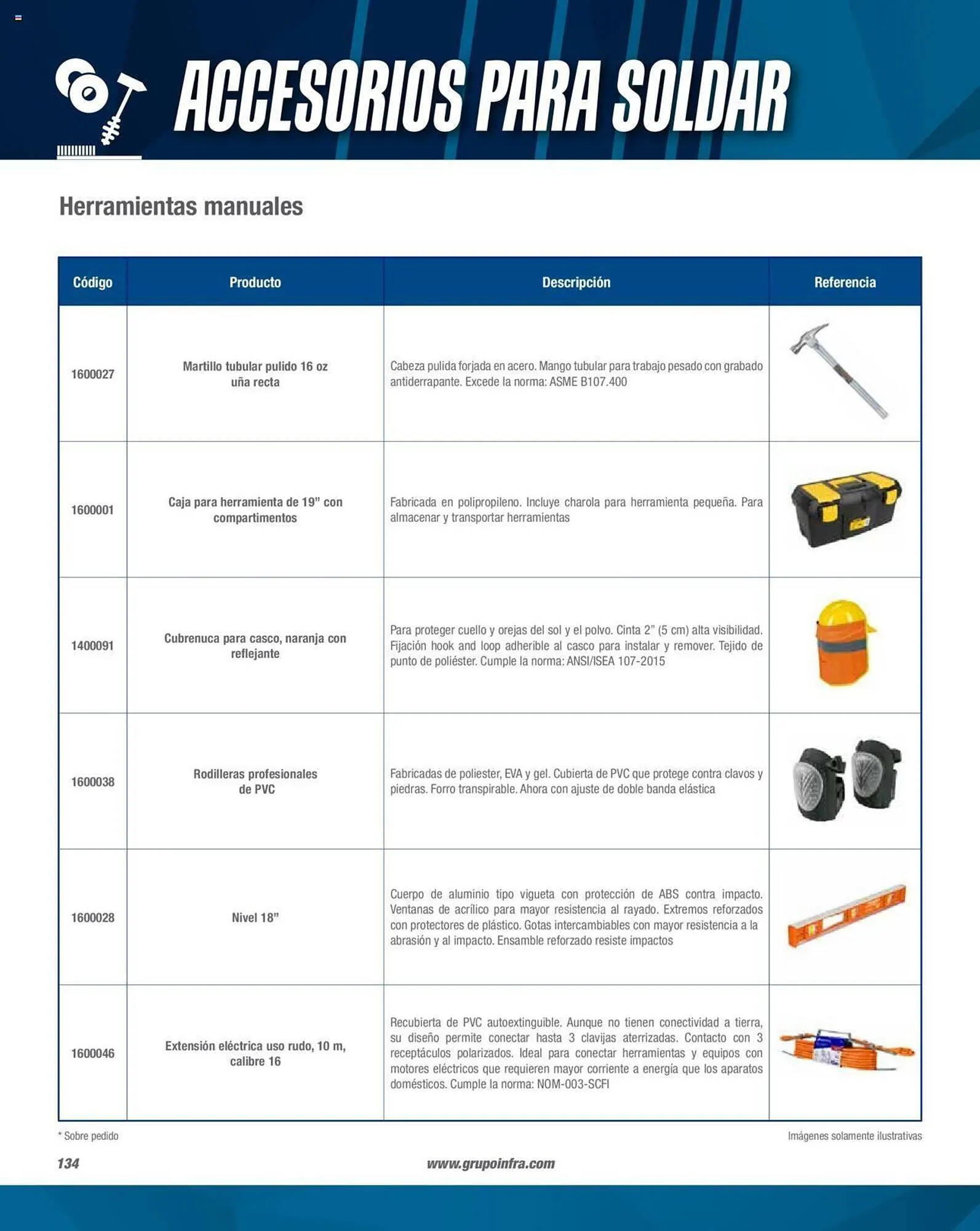 Catálogo de Catálogo Infra 1 de febrero al 31 de diciembre 2023 - Pagina 136