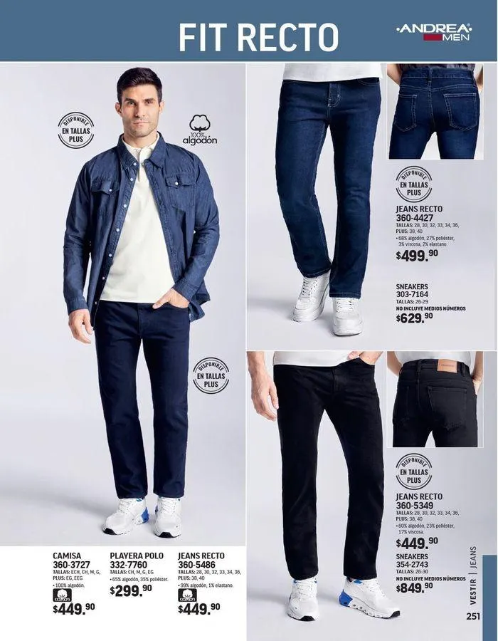 Catálogo de ANDREA - VESTIR CABALLERO 26 de agosto al 25 de enero 2025 - Pagina 67