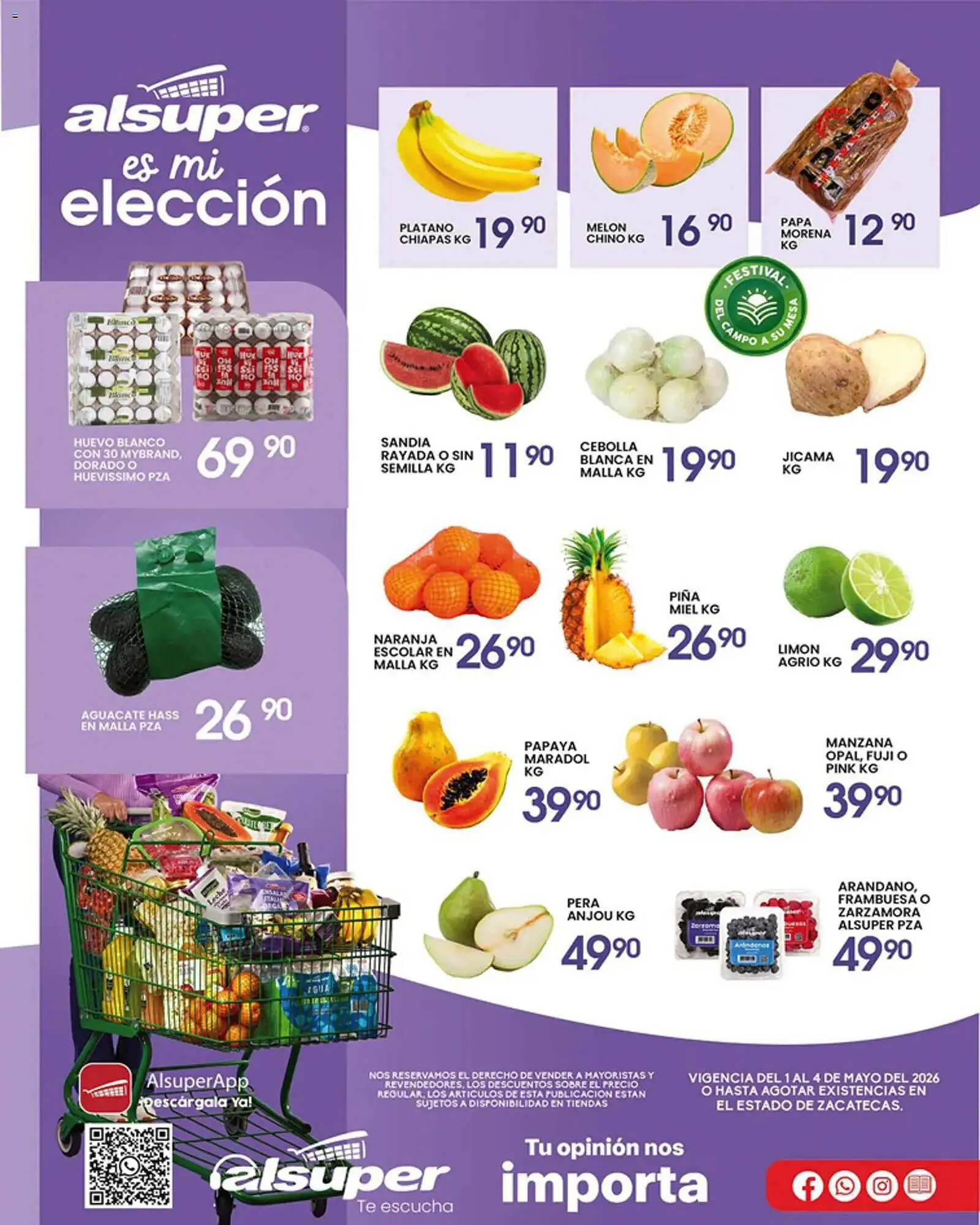 Catálogo de Folleto Alsuper 1 de mayo al 5 de mayo 2026 - Pagina 1