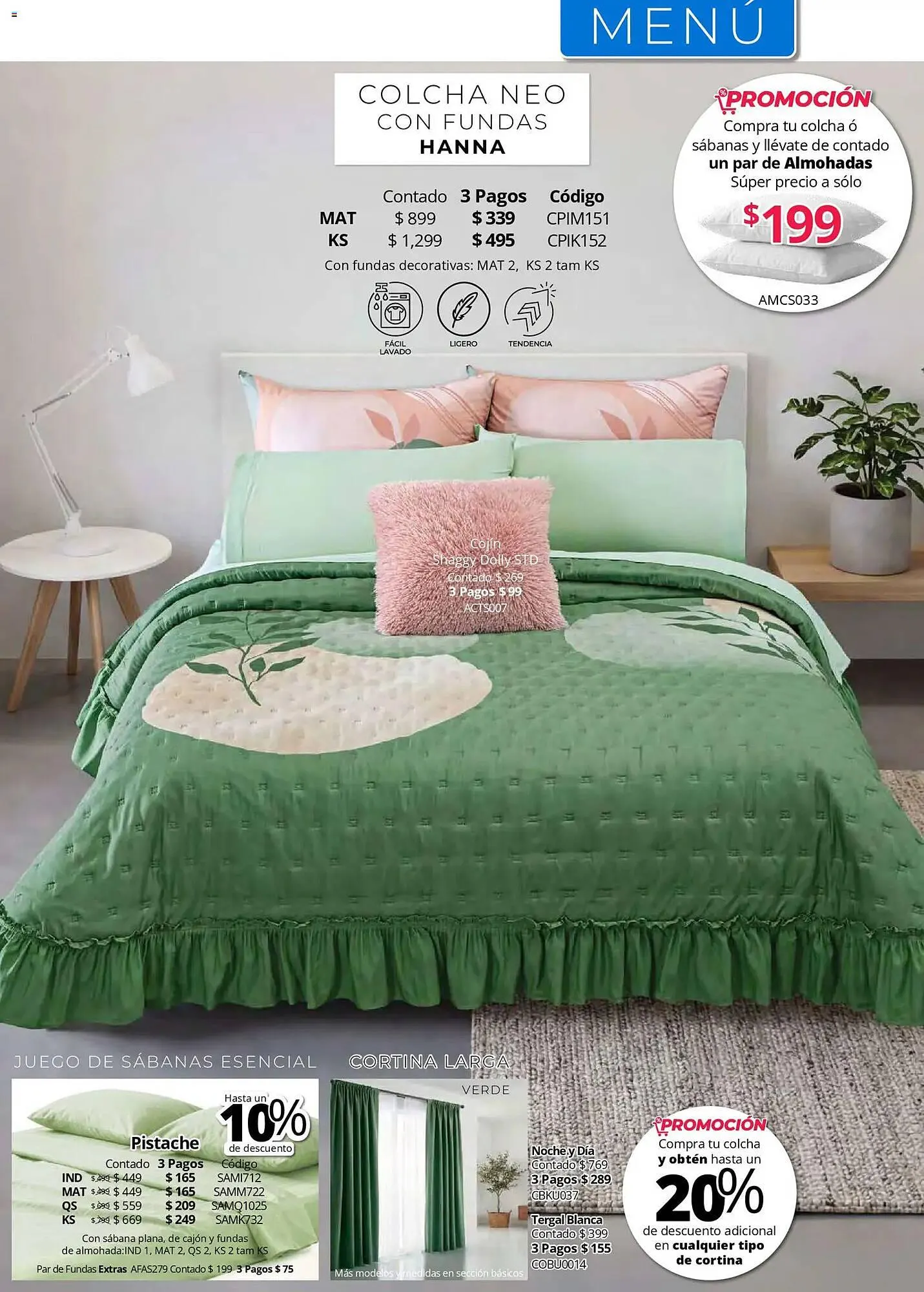 Catálogo de Catálogo Colchas Concord 1 de mayo al 1 de agosto 2026 - Pagina 119