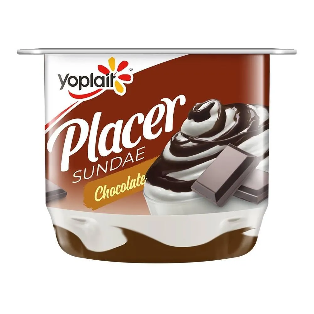Yogurt Yoplait Placer sundae chocolate 145 g
