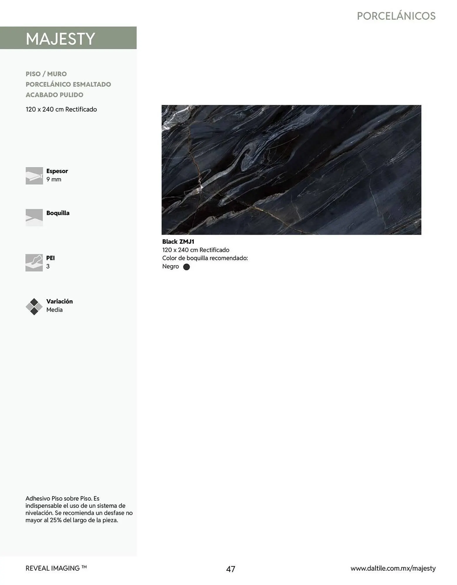 Catálogo de Catálogo Daltile 13 de enero al 31 de diciembre 2026 - Pagina 47
