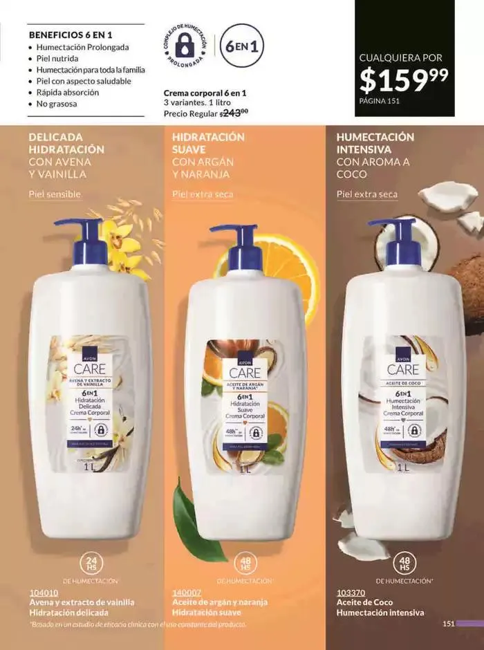 Catálogo de Avon COSMÉTICOS C3 3 de enero al 3 de febrero 2025 - Pagina 151