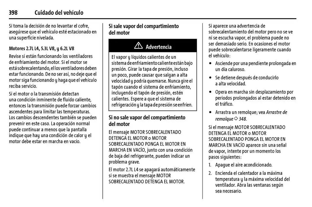 Catálogo de Cheyenne 2025 Manual del propietario 22 de enero al 31 de diciembre 2025 - Pagina 399