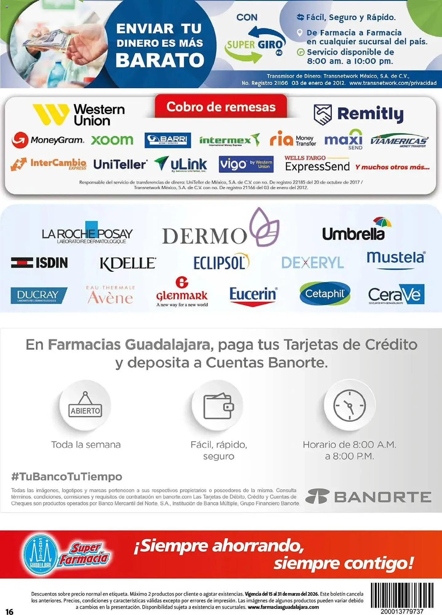Catálogo de Folleto Farmacias Guadalajara 15 de marzo al 31 de marzo 2026 - Pagina 16