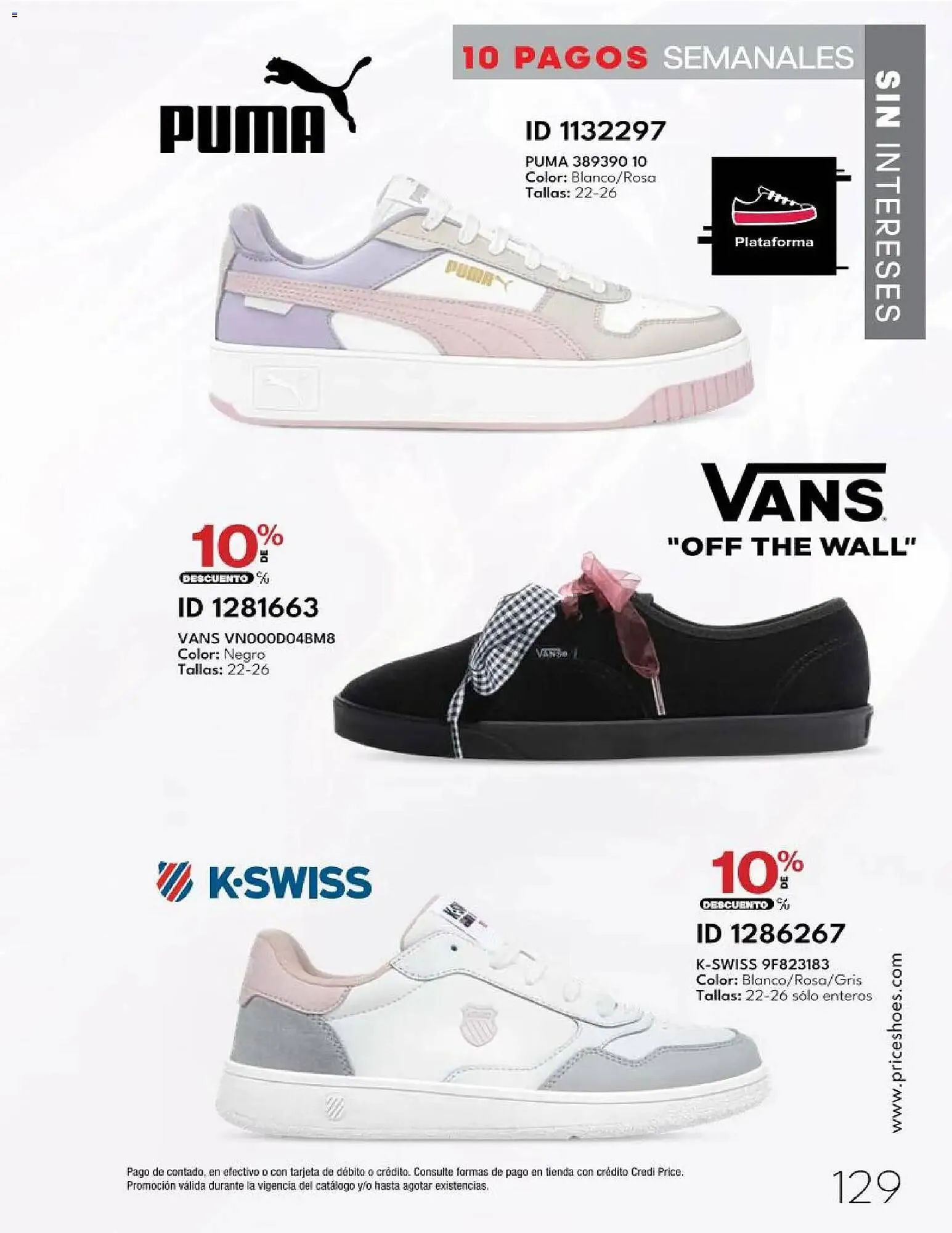 Catálogo de Catálogo Price Shoes 20 de marzo al 1 de octubre 2026 - Pagina 129